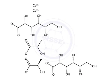 Chemical structure of Calcium Lactogluconate