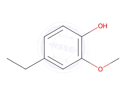 Chemical structure of 4-Ethylguaiacol