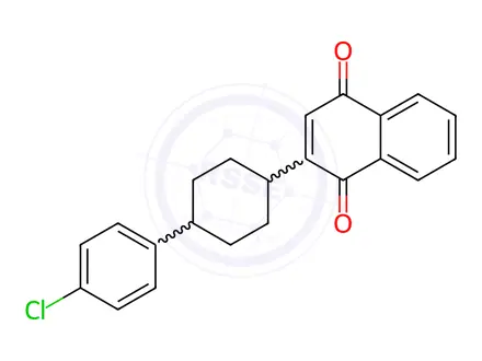 Chemical structure of Atovaquone Impurity 23
