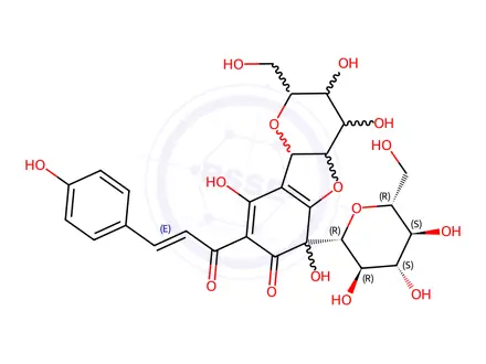 Chemical structure of Safflor Yellow A