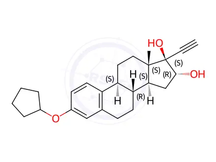 Chemical structure of Nilestriol