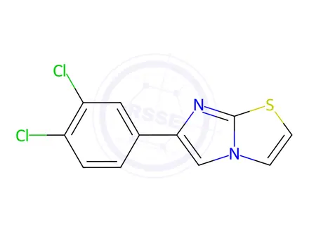 Chemical structure of 6-(3,4-Dichlorophenyl)imidazo[2,1-b][1,3]thiazole