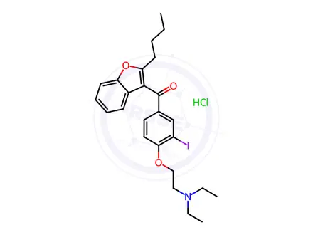 Chemical structure of Amiodarone EP Impurity C(Hydrochloride)