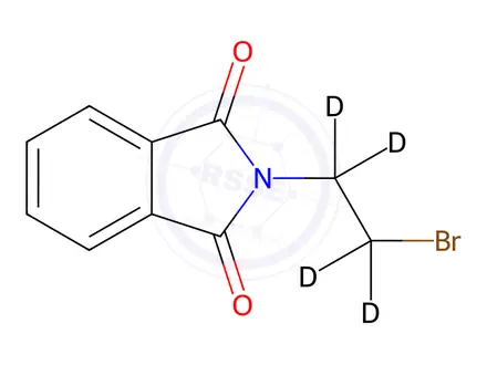 Chemical structure of N-(2-Bromoethyl-d4)phthalimide