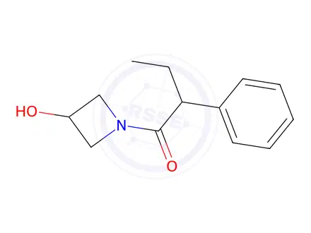 Chemical structure of 1-(3-hydroxyazetidin-1-yl)-2-phenylbutan-1-one