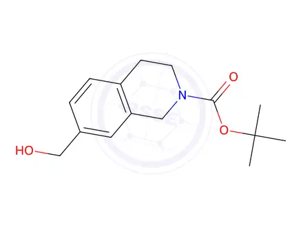 Chemical structure of 2-Boc-1,2,3,4-tetrahydroisoquinoline-7-methanol
