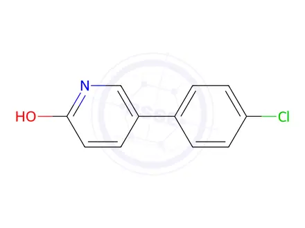 Chemical structure of 5-(4-Chlorophenyl)-2-hydroxypyridine