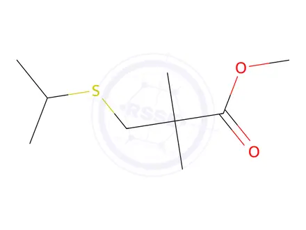 Chemical structure of Methyl 2,2-dimethyl-3-(propan-2-ylsulfanyl)propanoate