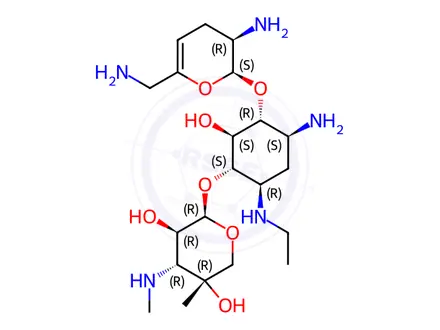 Chemical structure of Netilmicin (Base)