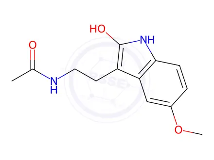 Chemical structure of Melatonin 2-Hydroxy Impurity