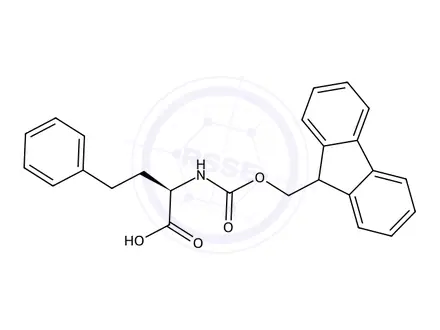 Chemical structure of Fmoc-D-Homophe-OH