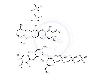 Chemical structure of Sisomicin Sulfate