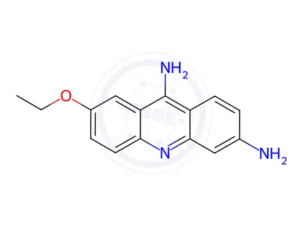 Chemical structure of Ethacridine