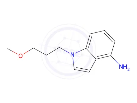 Chemical structure of 1-(3-Methoxypropyl)-1h-indol-4-amine