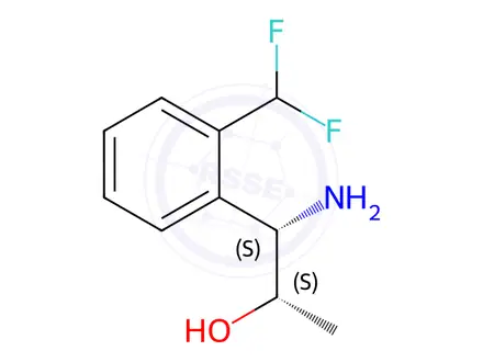 Chemical structure of (1S,2S)-1-AMINO-1-[2-(DIFLUOROMETHYL)PHENYL]PROPAN-2-OL