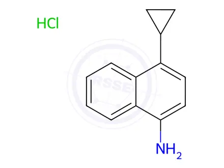 Chemical structure of Lesinurad Impurity 14 HCl