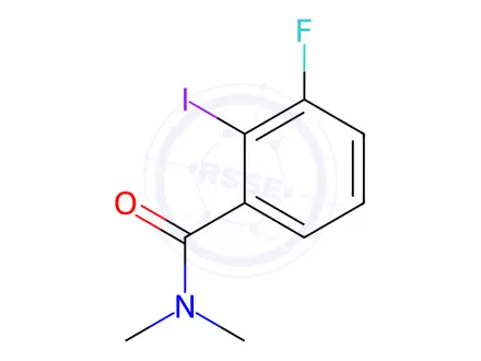 Chemical structure of 3-Fluoro-2-iodo-N,N-dimethylbenzamide