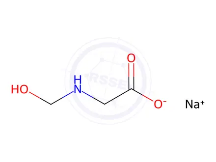 Chemical structure of Sodium 2-((hydroxymethyl)amino)acetate