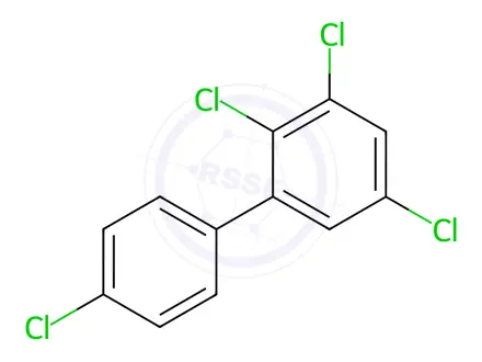 Chemical structure of 2,3,4',5-Tetrachlorobiphenyl