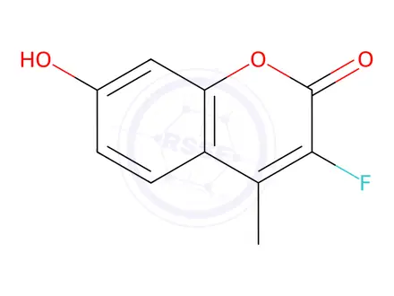 Chemical structure of 3-Fluoro-7-hydroxy-4-methyl-2H-chromen-2-one