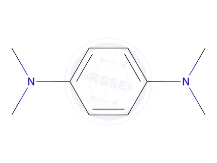 Chemical structure of N,N,N',N'-Tetramethyl-p-phenylenediamine