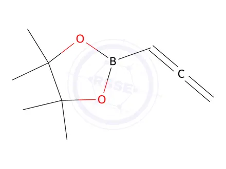Chemical structure of 2-Allenyl-4,4,5,5-tetramethyl-1,3,2-dioxaborolane