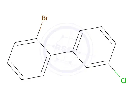 Chemical structure of 2-brom-3 '-chloro-1, 1'-biphenyl