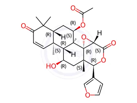 Chemical structure of Nomilin Impurity 131