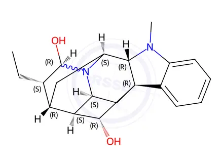 Chemical structure of Ajmaline