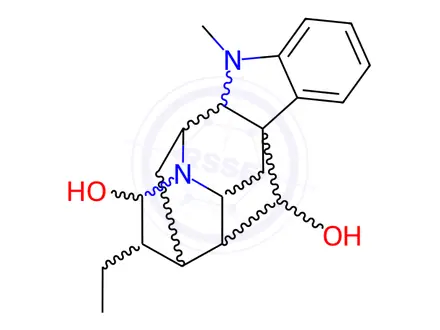 Chemical structure of Ajmaline Impurity 3