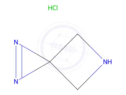 Chemical structure of 1,2,5-TRIAZASPIRO[2.3]HEX-1-ENE HYDROCHLORIDE