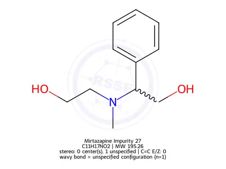 Chemical structure of Mirtazapine Impurity 27