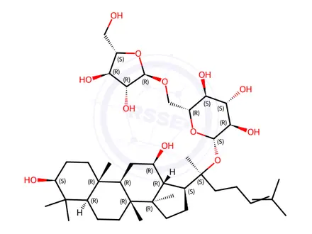 Chemical structure of Ginsenoside MC