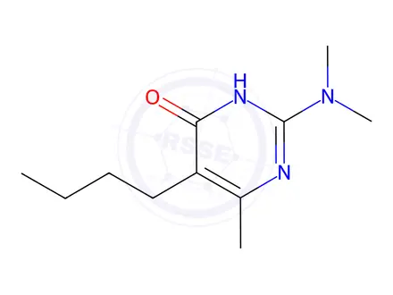 Chemical structure of Dimethirimol