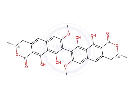 Chemical structure of VIOXANTHIN