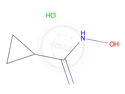 Chemical structure of n-Hydroxycyclopropanecarboximidamide hydrochloride