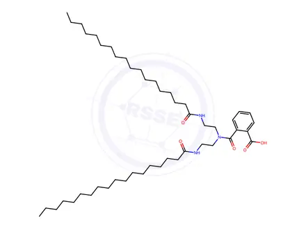 Chemical structure of 2-[[bis[2-[(1-oxooctadecyl)amino]ethyl]amino]carbonyl]benzoic acid