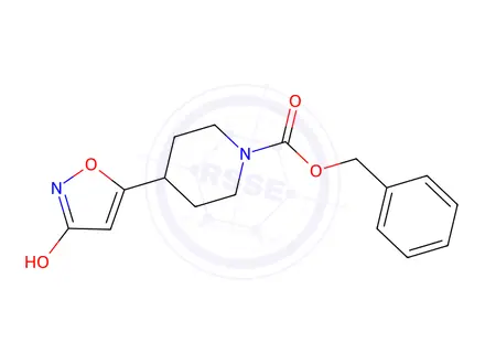 Chemical structure of Benzyl 4-(3-hydroxyisoxazol-5-yl)piperidine-1-carboxylate