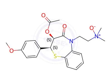 Chemical structure of Diltiazem N-Oxide