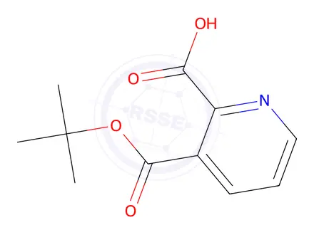 Chemical structure of 3-[(tert-butoxy)carbonyl]pyridine-2-carboxylic acid