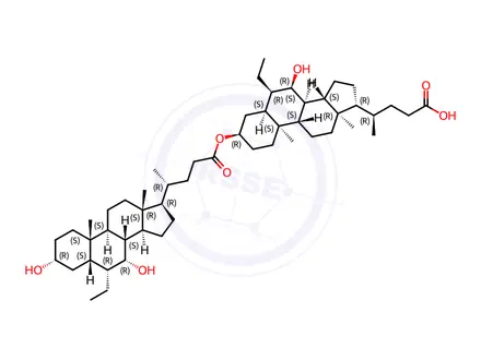 Chemical structure of Obeticholic Acid Impurity E