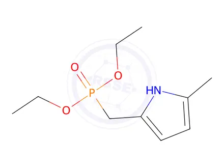 Chemical structure of [(5-Methyl-1H-pyrrol-2-yl)methyl]phosphonic acid diethyl ester