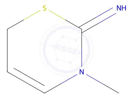 Chemical structure of 2H-1,3-Thiazin-2-imine,3,6-dihydro-3-methyl-(9CI)