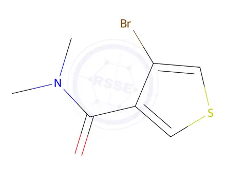 Chemical structure of 4-bromo-N,N-dimethylthiophene-3-carboxamide