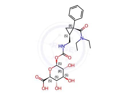 Chemical structure of Levomilnacipran N-Carbamoyl Glucuronide