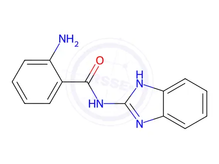 Chemical structure of Benzamide, 2-amino-N-1H-benzimidazol-2-yl-(9CI)