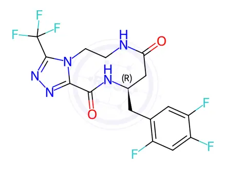 Chemical structure of Sitagliptin FP Impurity B