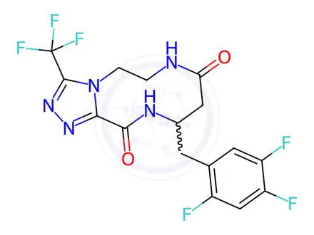 Chemical structure of Sitagliptin Tablets EP Impurity FP-B