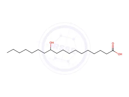Chemical structure of 11-Hydroxyoctadecanoic acid