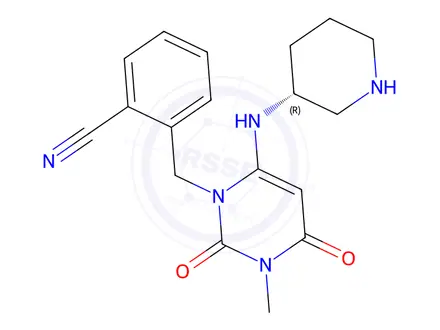 Chemical structure of Alogliptin Impurity 108
